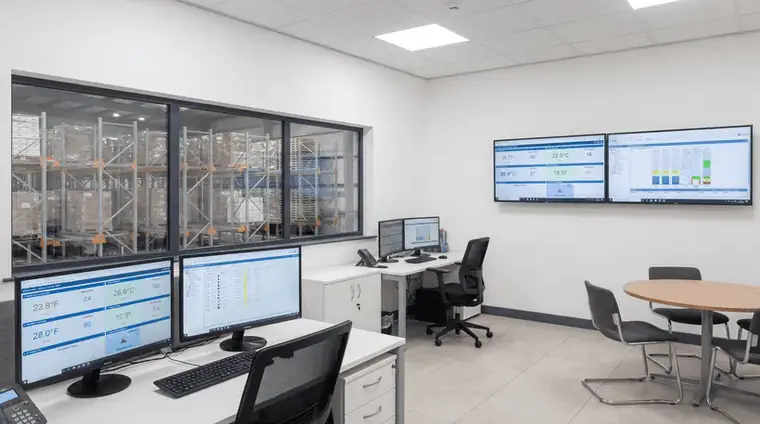 Howcool cold storage real-time monitoring control room